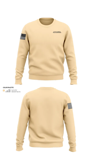 Crew Neck Sweatshirt, Lac du Flambeau Police Department, Police, Teamtime, Team time, sublimation, custom sports apparel, team uniforms, spirit wear, spiritwear, sports uniforms, custom shirts, team store, custom team store, fundraiser sports, apparel fundraiser