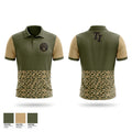 Texas Iron Baseball Short Sleeve Performance Polo - 1
