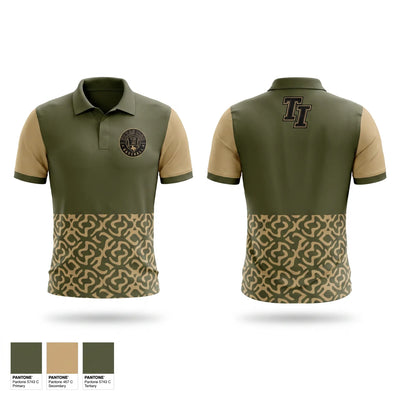 Texas Iron Baseball Short Sleeve Performance Polo - 1