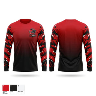Long Sleeve Performance Shirt, Toxic Hearts, Men's Basketball, Teamtime, Team time, sublimation, custom sports apparel, team uniforms, spirit wear, spiritwear, sports uniforms, custom shirts, team store, custom team store, fundraiser sports, apparel fundraiser