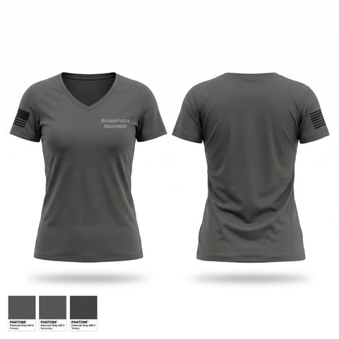 Womens Short Sleeve Vneck Shirt, Mebane Police Department, Police, Teamtime, Team time, sublimation, custom sports apparel, team uniforms, spirit wear, spiritwear, sports uniforms, custom shirts, team store, custom team store, fundraiser sports, apparel fundraiser