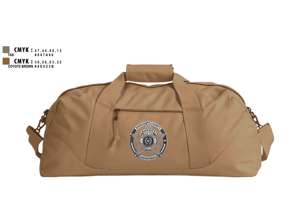 Duffle Bag, Dawson County Sheriff’s Office, Police, Teamtime, Team time, sublimation, custom sports apparel, team uniforms, spirit wear, spiritwear, sports uniforms, custom shirts, team store, custom team store, fundraiser sports, apparel fundraiser