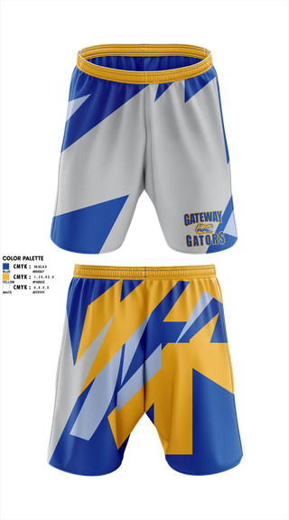 Athletic Shorts With Pockets, Gateway Wrestling, Wrestling, Teamtime, Team time, sublimation, custom sports apparel, team uniforms, spirit wear, spiritwear, sports uniforms, custom shirts, team store, custom team store, fundraiser sports, apparel fundraiser