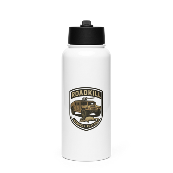ROADKILL Stainless Steel Water Bottle with a Straw Lid