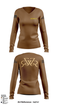 JAZARA.CO 73668225 Women's Long Sleeve V-neck Shirt - 1