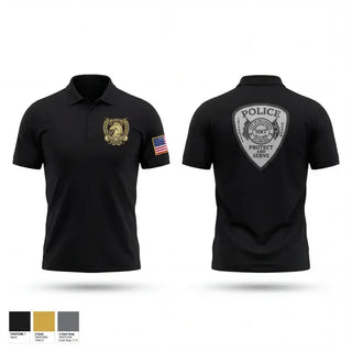 Short Sleeve Performance Polo, Bradenton HNT, Police, Teamtime, Team time, sublimation, custom sports apparel, team uniforms, spirit wear, spiritwear, sports uniforms, custom shirts, team store, custom team store, fundraiser sports, apparel fundraiser