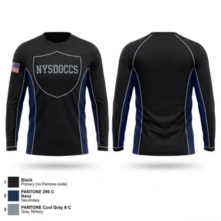 Long Sleeve Performance Shirt, Nysdoccs, Police, Teamtime, Team time, sublimation, custom sports apparel, team uniforms, spirit wear, spiritwear, sports uniforms, custom shirts, team store, custom team store, fundraiser sports, apparel fundraiser