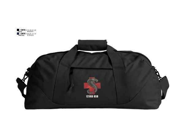 Duffle Bag, 123rd BSB, Army, Teamtime, Team time, sublimation, custom sports apparel, team uniforms, spirit wear, spiritwear, sports uniforms, custom shirts, team store, custom team store, fundraiser sports, apparel fundraiser