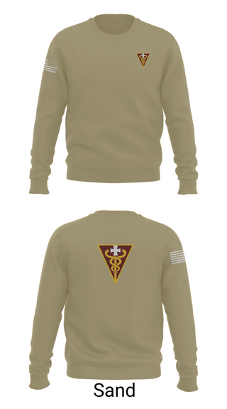 Crew Neck Sweatshirt, 3D THEATER MEDICAL COMMAND, , Teamtime, Team time, sublimation, custom sports apparel, team uniforms, spirit wear, spiritwear, sports uniforms, custom shirts, team store, custom team store, fundraiser sports, apparel fundraiser