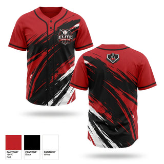 Full Button Baseball Jersey, Elite Swing Lab, Baseball, Teamtime, Team time, sublimation, custom sports apparel, team uniforms, spirit wear, spiritwear, sports uniforms, custom shirts, team store, custom team store, fundraiser sports, apparel fundraiser