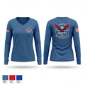 Elite Corps 18992372 Women's Long Sleeve V-neck Shirt - 1