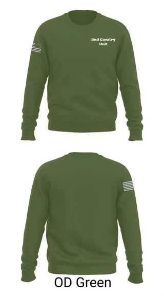 Crew Neck Sweatshirt, 2nd Cavalry Unit, , Teamtime, Team time, sublimation, custom sports apparel, team uniforms, spirit wear, spiritwear, sports uniforms, custom shirts, team store, custom team store, fundraiser sports, apparel fundraiser