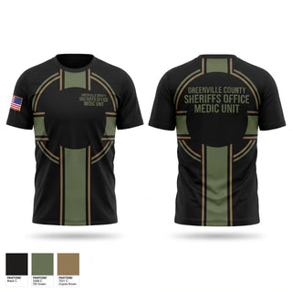 Short Sleeve Performance Shirt, Greenville County Sheriff’s Office - Medic Unit, Police, Teamtime, Team time, sublimation, custom sports apparel, team uniforms, spirit wear, spiritwear, sports uniforms, custom shirts, team store, custom team store, fundraiser sports, apparel fundraiser