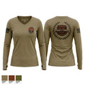 12th Missile Squadron Women's Long Sleeve V-neck Shirt - 1