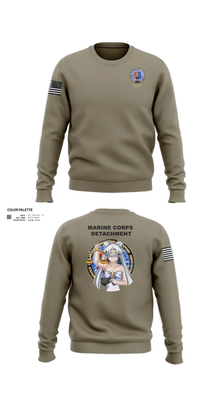 Crew Neck Sweatshirt, Fort Leonard Wood Basic Military Police Schoolhouse Instructors & Faculty, , Teamtime, Team time, sublimation, custom sports apparel, team uniforms, spirit wear, spiritwear, sports uniforms, custom shirts, team store, custom team store, fundraiser sports, apparel fundraiser