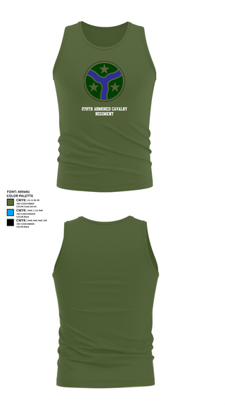Tank Top, 278th Armored Cavalry Regiment, National Guard, Teamtime, Team time, sublimation, custom sports apparel, team uniforms, spirit wear, spiritwear, sports uniforms, custom shirts, team store, custom team store, fundraiser sports, apparel fundraiser