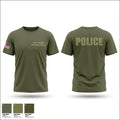 Ohkay Owingeh Police Department 98094071 Old School Cotton Feel Shirt - 1