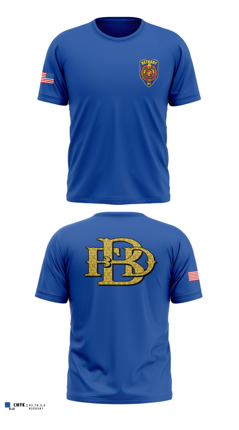 Old School Cotton Feel Shirt, Bethany Fire Department, Fire Department, Teamtime, Team time, sublimation, custom sports apparel, team uniforms, spirit wear, spiritwear, sports uniforms, custom shirts, team store, custom team store, fundraiser sports, apparel fundraiser