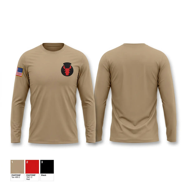 Long Sleeve Performance Shirt, 1-183rd Aviation Division, Army, Teamtime, Team time, sublimation, custom sports apparel, team uniforms, spirit wear, spiritwear, sports uniforms, custom shirts, team store, custom team store, fundraiser sports, apparel fundraiser