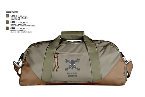 Duffle Bag, POL, Cross Country, Teamtime, Team time, sublimation, custom sports apparel, team uniforms, spirit wear, spiritwear, sports uniforms, custom shirts, team store, custom team store, fundraiser sports, apparel fundraiser