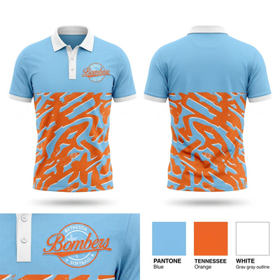 Bethesda Bombers Short Sleeve Performance Polo - 1