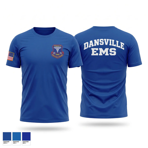 Short Sleeve Performance Shirt, DANSVILLE EMS, EMS/EMT, Teamtime, Team time, sublimation, custom sports apparel, team uniforms, spirit wear, spiritwear, sports uniforms, custom shirts, team store, custom team store, fundraiser sports, apparel fundraiser