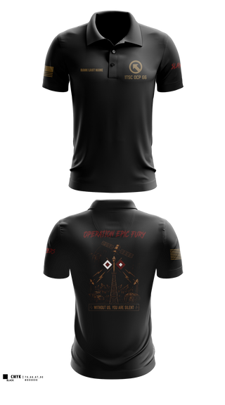 Short Sleeve Performance Polo, 1 TSC OCP G6, Army, Teamtime, Team time, sublimation, custom sports apparel, team uniforms, spirit wear, spiritwear, sports uniforms, custom shirts, team store, custom team store, fundraiser sports, apparel fundraiser