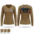 1st PLT 2-505 Women's Long Sleeve V-neck Shirt - 1