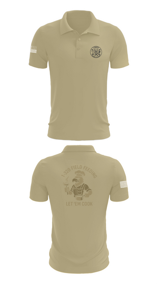 Short Sleeve Performance Polo, 1-320th, , Teamtime, Team time, sublimation, custom sports apparel, team uniforms, spirit wear, spiritwear, sports uniforms, custom shirts, team store, custom team store, fundraiser sports, apparel fundraiser