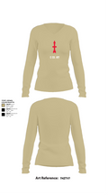 C co. 127 65825079 Women's Long Sleeve V-neck Shirt - 82