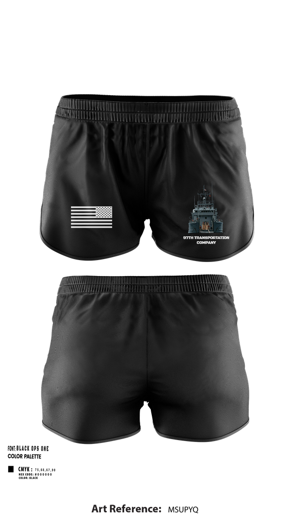 Ranger Panties, 97th Transportation Company, , Teamtime, Team time, sublimation, custom sports apparel, team uniforms, spirit wear, spiritwear, sports uniforms, custom shirts, team store, custom team store, fundraiser sports, apparel fundraiser