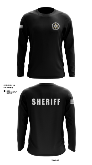 Long Sleeve Performance Shirt, Wayne County Sheriff’s Department, , Teamtime, Team time, sublimation, custom sports apparel, team uniforms, spirit wear, spiritwear, sports uniforms, custom shirts, team store, custom team store, fundraiser sports, apparel fundraiser