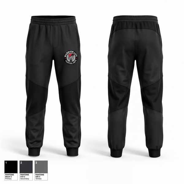 Sweatpants, Warrior Life Martial Arts, Wrestling, Teamtime, Team time, sublimation, custom sports apparel, team uniforms, spirit wear, spiritwear, sports uniforms, custom shirts, team store, custom team store, fundraiser sports, apparel fundraiser