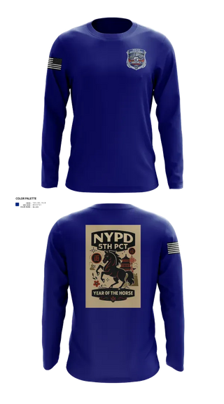 Long Sleeve Performance Shirt, 5th Precinct, Police, Teamtime, Team time, sublimation, custom sports apparel, team uniforms, spirit wear, spiritwear, sports uniforms, custom shirts, team store, custom team store, fundraiser sports, apparel fundraiser