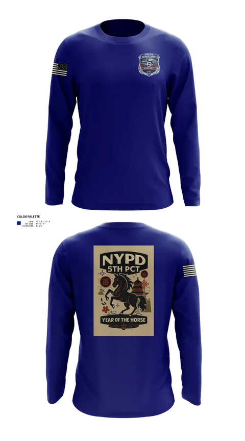 Long Sleeve Performance Shirt, 5th Precinct, Police, Teamtime, Team time, sublimation, custom sports apparel, team uniforms, spirit wear, spiritwear, sports uniforms, custom shirts, team store, custom team store, fundraiser sports, apparel fundraiser