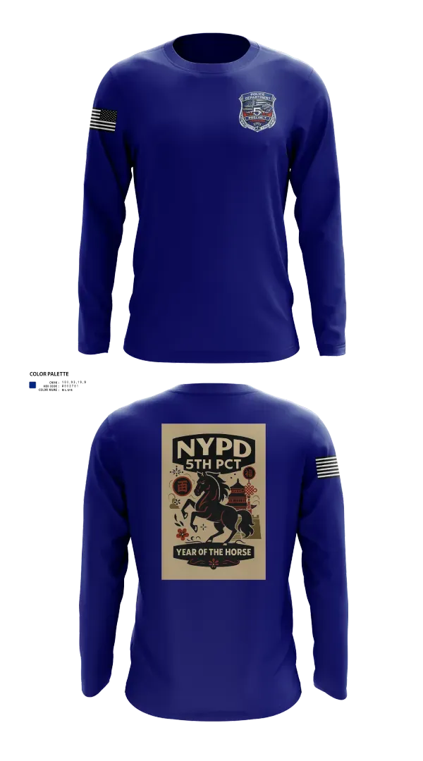 Long Sleeve Performance Shirt, 5th Precinct, Police, Teamtime, Team time, sublimation, custom sports apparel, team uniforms, spirit wear, spiritwear, sports uniforms, custom shirts, team store, custom team store, fundraiser sports, apparel fundraiser