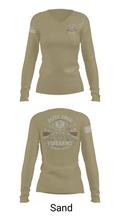 Elite edge firearms 22698132 Women's Long Sleeve V-neck Shirt - 97