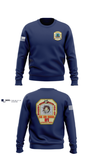Crew Neck Sweatshirt, , Fire Department, Teamtime, Team time, sublimation, custom sports apparel, team uniforms, spirit wear, spiritwear, sports uniforms, custom shirts, team store, custom team store, fundraiser sports, apparel fundraiser