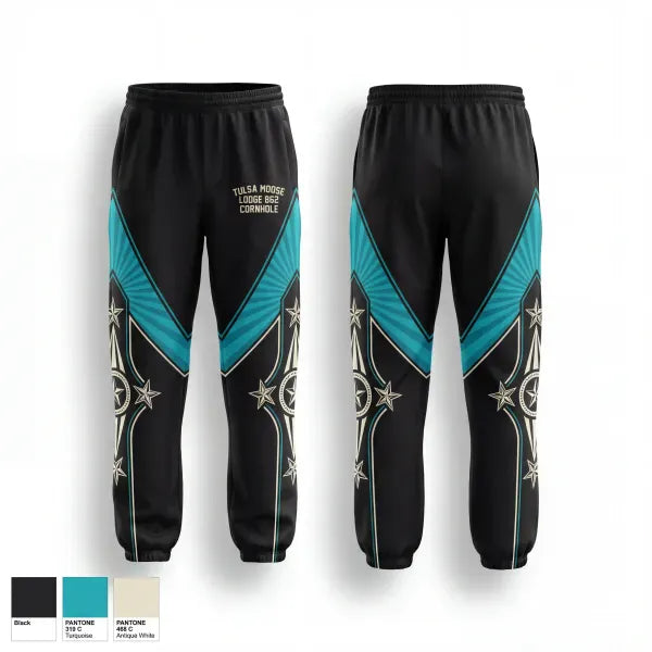 Sweatpants, Tulsa Moose Lodge #862 Cornhole, Spirit Store, Teamtime, Team time, sublimation, custom sports apparel, team uniforms, spirit wear, spiritwear, sports uniforms, custom shirts, team store, custom team store, fundraiser sports, apparel fundraiser