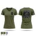 STRUTHERS POLICE K9 UNIT Women's Short Sleeve V-neck Shirt - 1