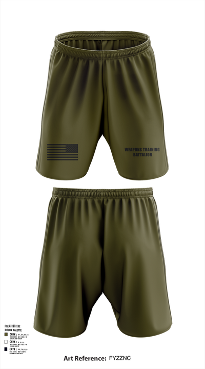 Weapons Training Battalion 25066956 Athletic Shorts With Pockets - 101