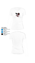 Fairmont Heights High School Basketball 2984774 Women's Short Sleeve V-neck Shirt - 18