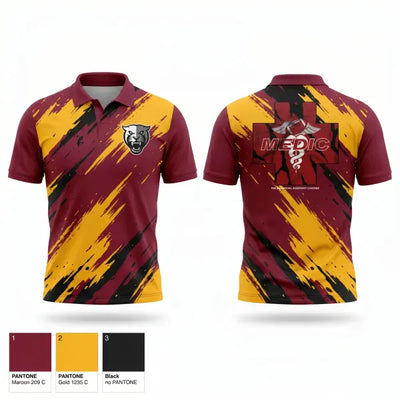 Florin Panthers 50386693 Short Sleeve Performance Polo - 1