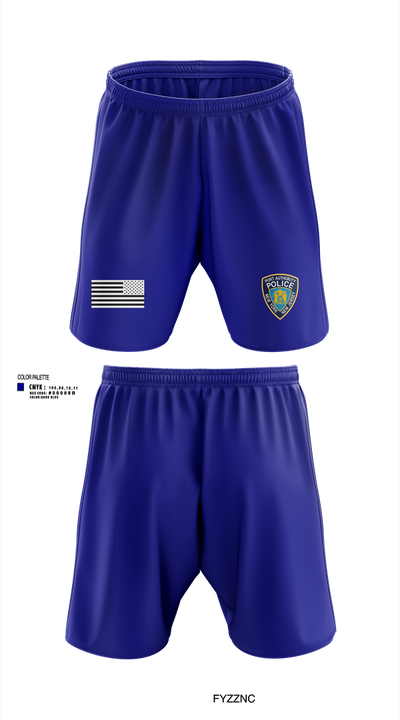 Port Authority Police 67694439 Athletic Shorts With Pockets - 101