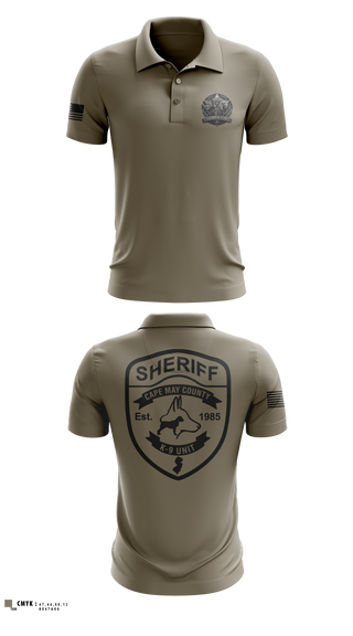 Short Sleeve Performance Polo, CMCSO k9, Police, Teamtime, Team time, sublimation, custom sports apparel, team uniforms, spirit wear, spiritwear, sports uniforms, custom shirts, team store, custom team store, fundraiser sports, apparel fundraiser