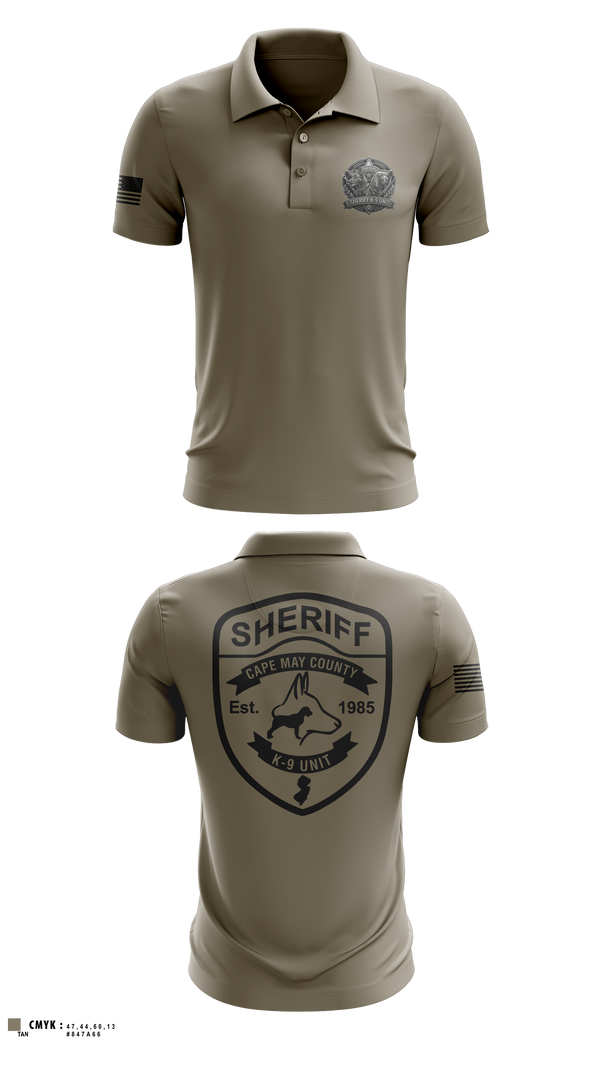 Short Sleeve Performance Polo, CMCSO k9, Police, Teamtime, Team time, sublimation, custom sports apparel, team uniforms, spirit wear, spiritwear, sports uniforms, custom shirts, team store, custom team store, fundraiser sports, apparel fundraiser