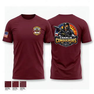 Old School Cotton Feel Shirt, Charlie conquerors, Air Force, Teamtime, Team time, sublimation, custom sports apparel, team uniforms, spirit wear, spiritwear, sports uniforms, custom shirts, team store, custom team store, fundraiser sports, apparel fundraiser