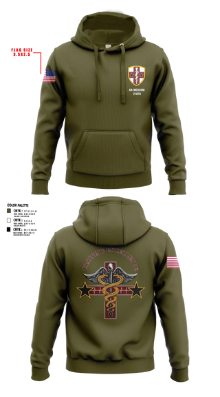 Hoodie, 2nd Medical Training Brigade, Army, Teamtime, Team time, sublimation, custom sports apparel, team uniforms, spirit wear, spiritwear, sports uniforms, custom shirts, team store, custom team store, fundraiser sports, apparel fundraiser