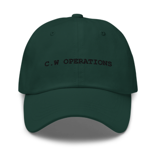 C.W Operations 41850268 Classic Dad Hat | Yupoong 6245CM