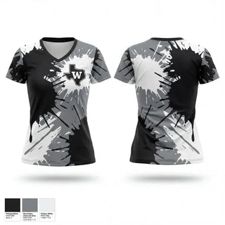 Womens Short Sleeve Vneck Shirt, Winn Maverick Softball, Softball, Teamtime, Team time, sublimation, custom sports apparel, team uniforms, spirit wear, spiritwear, sports uniforms, custom shirts, team store, custom team store, fundraiser sports, apparel fundraiser